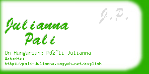 julianna pali business card
